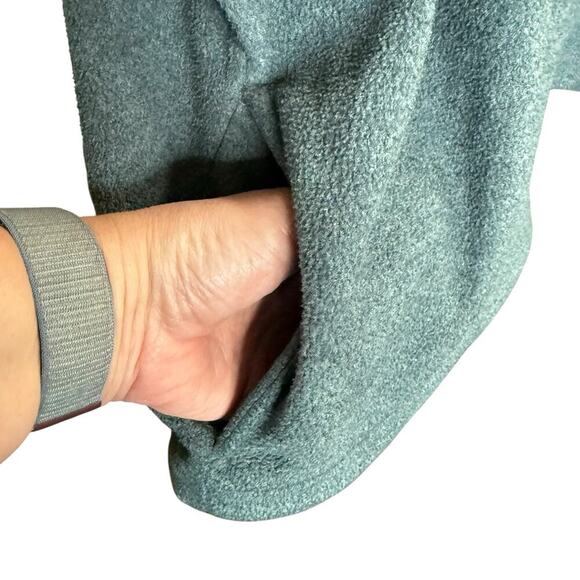 Vtg 90s Drive With the Big Dogs 1/4 Zip Fleece Sweater Large Outdoors Green Mens - Picture 5 of 10